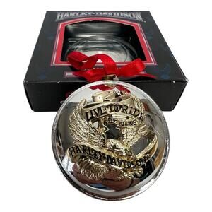 Vintage 1999 Cavanagh Harley Davidson Gas Cap Christmas Ornament